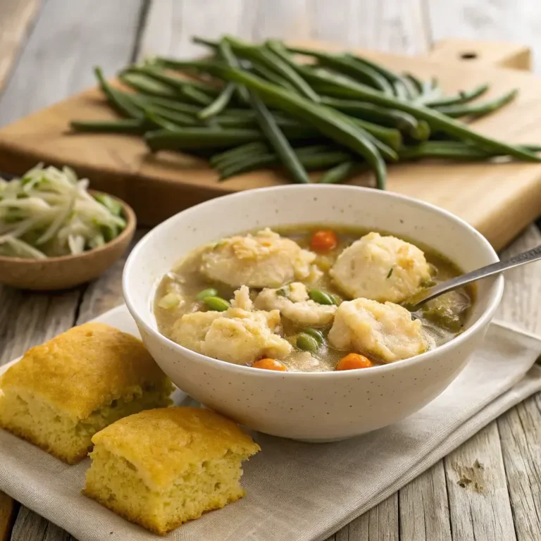 Cracker Barrel-Style Chicken and Dumplings with Southern Sides