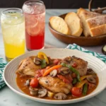 Non-alcoholic beverage pairings for Chicken Cacciatore.