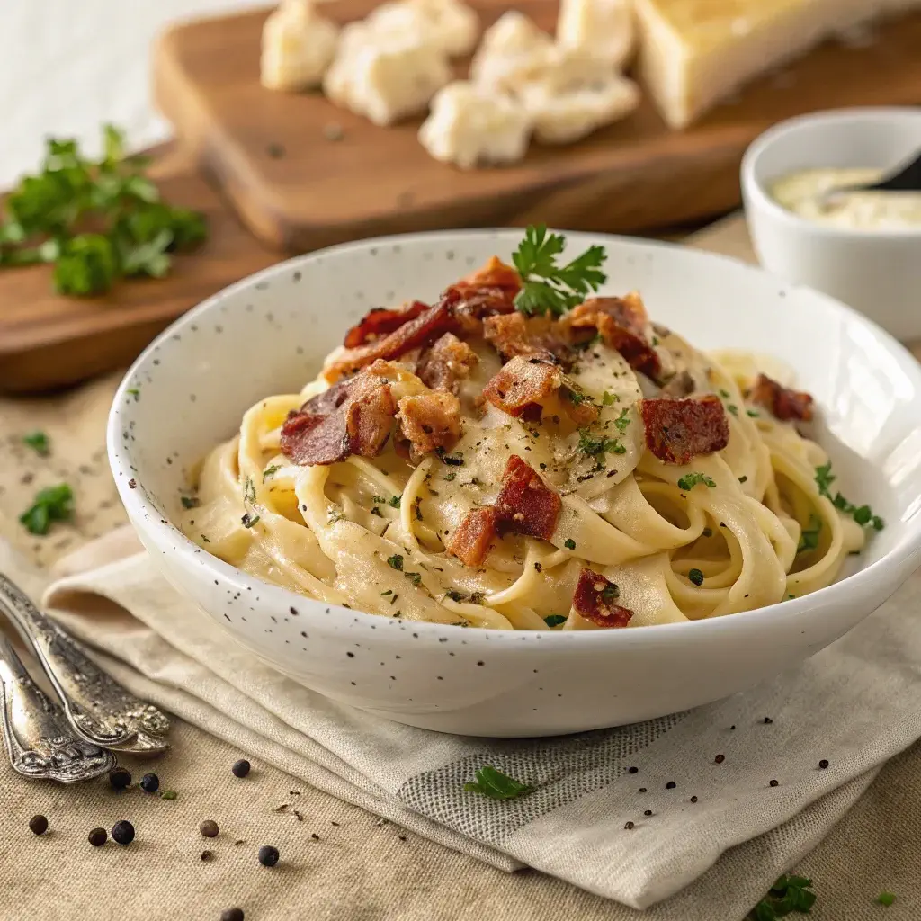 How to serve crack chicken pasta