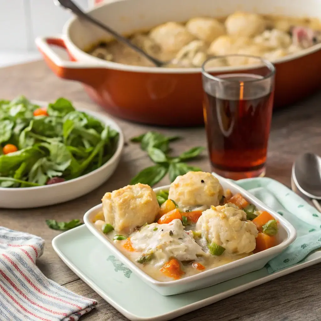 How to serve Chicken and Dumpling Casserole