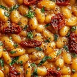 Creamy Tuscan Marry Me Butter Beans with sun-dried tomatoes and fresh herbs in a skillet